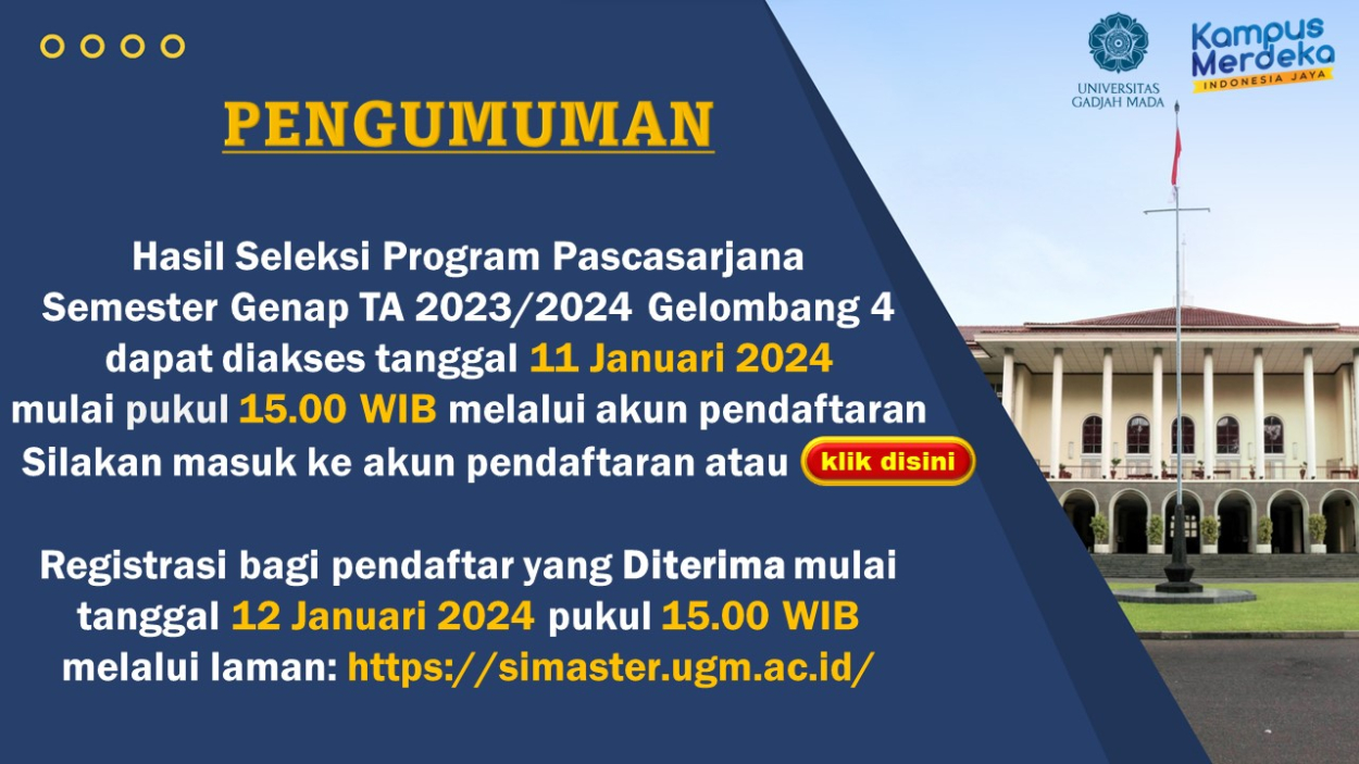 Um.ugm.ac.id – Ujian Masuk UGM